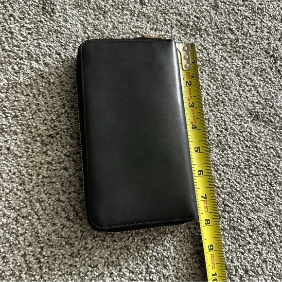 Karl Lagerfeld Cursive Logo Women's Zip-Around Large Clutch Wallet R $148 - Picture 5 of 6